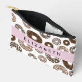 Schokolade Donuts, Karamellabüsse, Icing, Ihr Name Zubehörtasche (Offen)