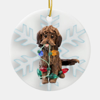 Schokolade Doodle Dog Ornament