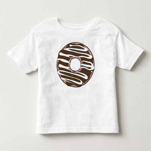 Schokolade, Doughnut, Icing, Zuckerguss, Glaze Kleinkind T-shirt (Vorderseite)