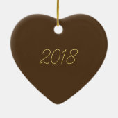 Schokolade Eclair Französisch Bäckerei Nachtisch K Keramik Ornament (Hinten)