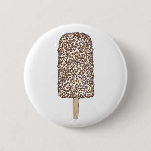 Schokolade Eclair Ice Creme Popsicle Dessert Feins Button