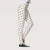 Schokolade Eclair Ice Creme Popsicle Dessert Feins Leggings (Rechts)