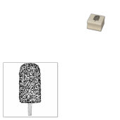 Schokolade Eclair Ice Creme Popsicle Pop Briefmark Gummistempel (Stempel)