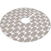 Schokolade Eclair Ice Popsicle Junk Food Polyester Weihnachtsbaumdecke (Schrägansicht)