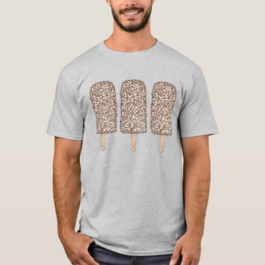 Schokolade Eclair Popsicles Tee Shirt (Vorderseite)