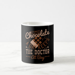 Schokolade - Eine kleine Schokolade am Tag Kaffeetasse