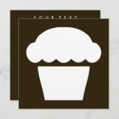 Schokolade Einladung (Vorne/Hinten)