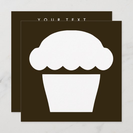 Schokolade Einladung (Vorne/Hinten)