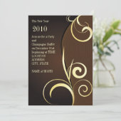 Schokolade Einladung (Stehend Vorderseite)