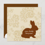 Schokolade Einladung (Vorne/Hinten)