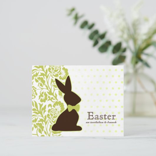 Schokolade Einladungen (Stehend Vorderseite)