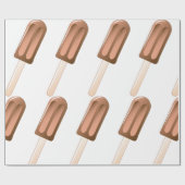 Schokolade Eis Creme Bar Geschenkpapier (Flach)