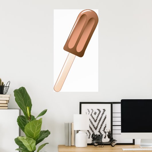 Schokolade Eis Creme Bar Poster (Heimbüro)