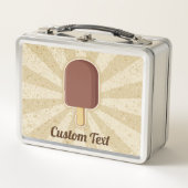 Schokolade Eiscreme-Stick Metal Lunch Box (Vorderseite)
