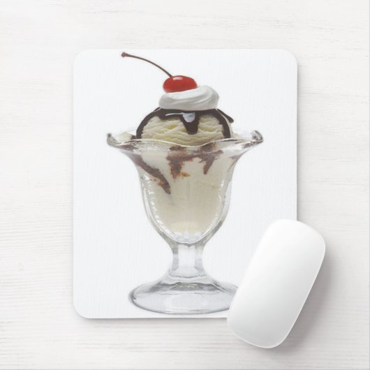 Schokolade Eiscreme Sundae Mousepad (Mit Mouse)