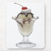 Schokolade Eiscreme Sundae Mousepad (Vorne)