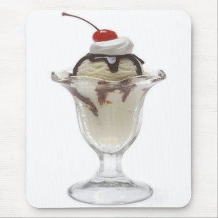 Schokolade Eiscreme Sundae Mousepad