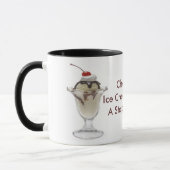 Schokolade Eiscreme Sundae Tasse (Links)
