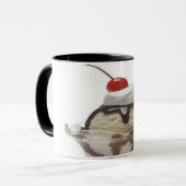 Schokolade Eiscreme Sundae Tasse (Vorderseite Links)