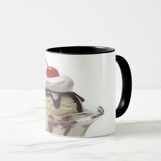 Schokolade Eiscreme Sundae Tasse (VorderseiteRechts)