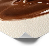 Schokolade Erdbeere - Detaillierte Farbgebung Poster (Ecke)