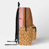 Schokolade, Erdbeere Vanilla Ice Name Bedruckter Rucksack (Links)