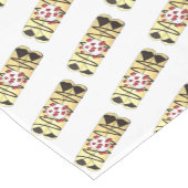 Schokolade Erdbeeren Crêpe Pancake Französisches E Kurzer Tischläufer (Ecke)