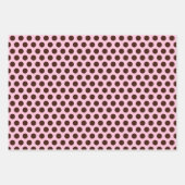 Schokolade Erdbeeren Liebe Wrapping Paper Set 3 Geschenkpapier Set (Vorderseite 2)