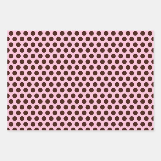 Schokolade Erdbeeren Liebe Wrapping Paper Set 3 Geschenkpapier Set (Vorderseite 2)