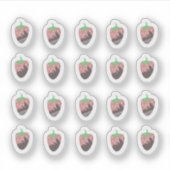 Schokolade-Erdbeerplanner Aufkleber (Vorderseite)