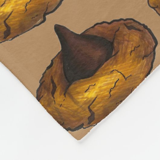 Schokolade Erdnuss Butter Blossom Keksgebäck Leben Fleecedecke (Ecke)