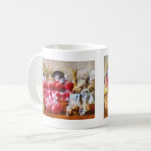 Schokolade-Erdnüsse Kaffeetasse (Vorderseite Links)