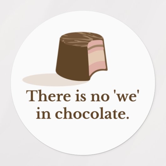 Schokolade Etiketten (Design 1)