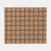 Schokolade Fleece Blanket (Vorderseite (Horizontal))