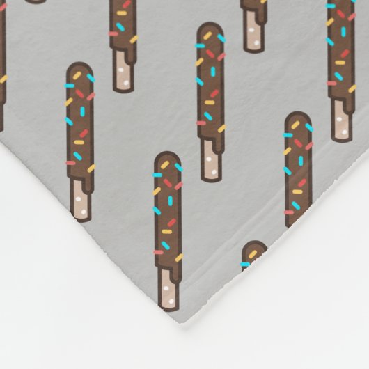 Schokolade Fleecedecke (Ecke)