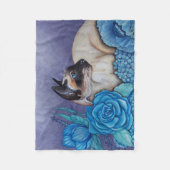 Schokolade Fleecedecke (Vorderseite)