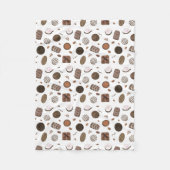 Schokolade Fleecedecke (Vorderseite)