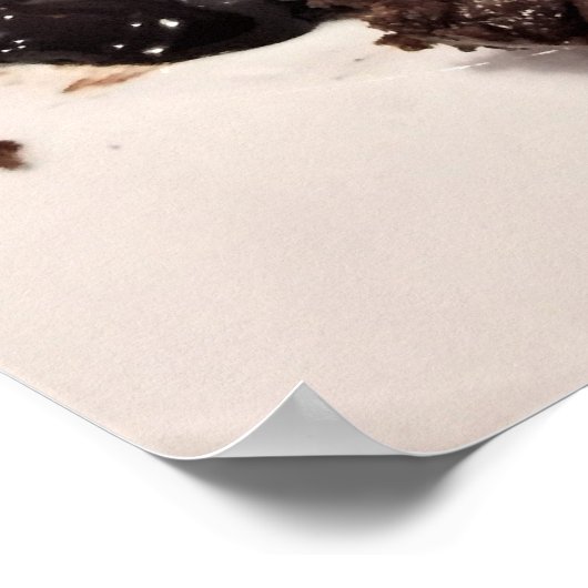 Schokolade Foto Poster (Ecke)