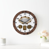 Schokolade Freundschaft Leckerei Große Wanduhr (Zuhause)