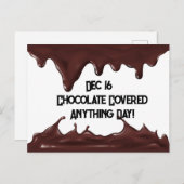 Schokolade für jeden Tag Postkarte (Vorne/Hinten)