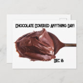 Schokolade für jeden Tag Postkarte (Vorne/Hinten)