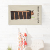 Schokolade Geburtstagskuchen Geburtstagsparty Banner (Insitu)