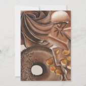 Schokolade Geburtstagsparty Einladung (Rückseite)