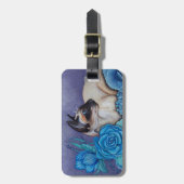 Schokolade Gepäckanhänger (Vorderseite vertikal)