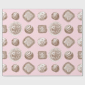 Schokolade Geschenkpapier (Flach)