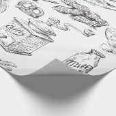 Schokolade Geschenkpapier (Ecke)