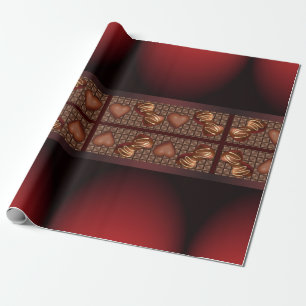 Schokolade Geschenkpapier