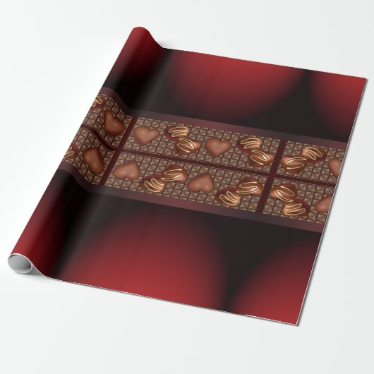 Schokolade Geschenkpapier (Ungerollt)