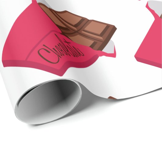 Schokolade Geschenkpapier (Rolleneckpunkt)