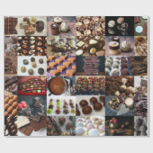 Schokolade Geschenkpapier (Flach)